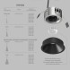 Встраиваемый светильник SHINE GLOW DK2431-BK