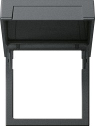 Монтажные рамки Gira System 55 Антрацит с крышкой 265828