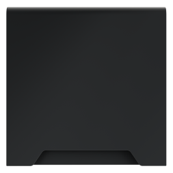 Накладка для розетки с заземлением, защитными шторками и крышкой, S70 (графит)