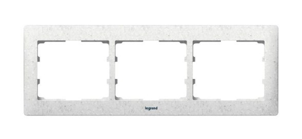 Рамка Legrand Galea Life Corian светлый 3-постовая 771713