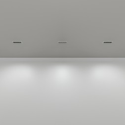 DK2514-WB Встраиваемый светильник SPACE со светодиодом L126mm 220V 10W 38° 4000К IP20 белый/черный алюминий