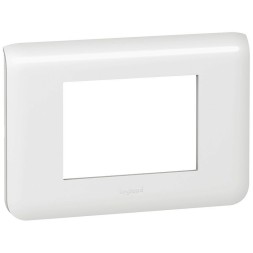 Рамка Legrand Mosaic Белый 3-модульная 078803