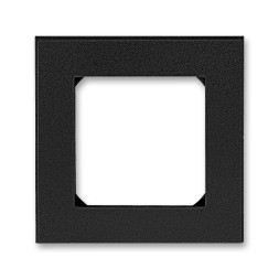 Рамка ABB Levit Антрацит / Дымчатый чёрный 1 пост 2CHH015010A6063 3901H-A05010 63W