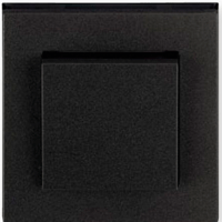 Рамка ABB Levit Антрацит / Дымчатый чёрный 1 пост 2CHH015010A6063 3901H-A05010 63W