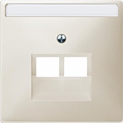 Центральная плата Merten Artec бежевый для механизмов RJ45x2 MTN292644