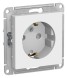 РОЗЕТКА с заземлением со шторками, 16А, механизм, быстрозажим. клем., ЛОТОС Schneider Electric Art Gallery GAL001345S