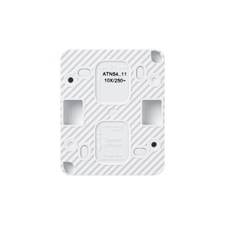 ATN540111 Atlasdesign Profi54 О/У 1-клавишный ВЫКЛЮЧАТЕЛЬ 10 АХ, БЕЛЫЙ Schneider Electric
