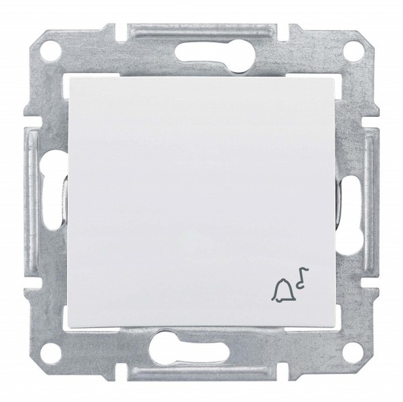 Кнопка Schneider Electric Sedna белая &quot;звонок&quot; IP44 SDN0800321
