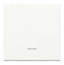 Переключатель Schneider Electric Unica Modular Белый 1-клавишный, с нейтралью, сх.6а, 2 модуля NU320318S
