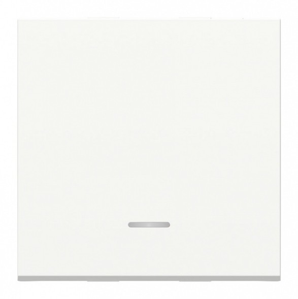 Переключатель Schneider Electric Unica Modular Белый 1-клавишный, с нейтралью, сх.6а, 2 модуля NU320318S