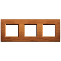 Рамка Bticino LivingLight Квадрат Американская вишня 2+2+2 модуля LNA4802M3LCA