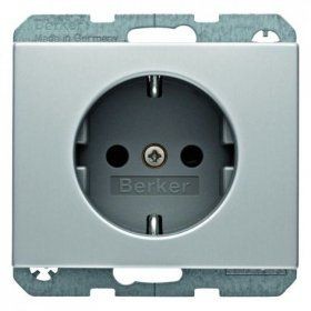 Штепсельная розетка Berker K.5 SCHUKO 41357003