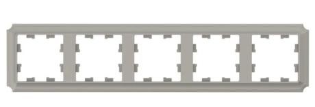 ATN100505 5-постовая РАМКА ШАМПАНЬ, AtlasDesign Antique Schneider Electric