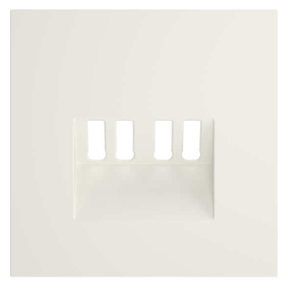 Накладка для розетки акустической 4-местной , S70 (хлопок)