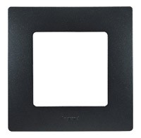 Рамка Legrand Etika Антрацит 1-постовая 672581