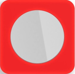 Рамка Berker R.1 Красный белый 1 пост 10112349