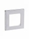 Рамка ABB Levit Белый / Дымчатый чёрный 1 пост 2CHH015010A6062 3901H-A05010 62W