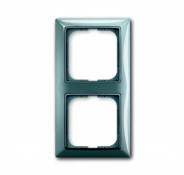 Рамка ABB Basic 55 Bistro-blue 2 поста 2CKA001725A1522 2512-98-507