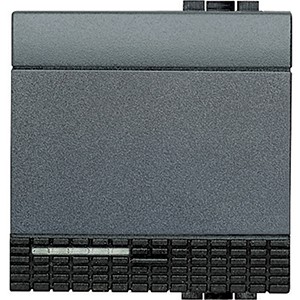 Клавиша для кнопок Bticino Living Light Антрацит 2 модуля с возможностью подсветки L4915/2