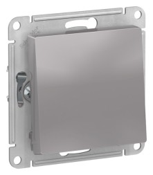 1-клавишный ПЕРЕКЛЮЧАТЕЛЬ, 10АХ, механизм, быстрозажим. клем., АЛЮМИНИЙ Schneider Electric Art Gallery GAL000361S