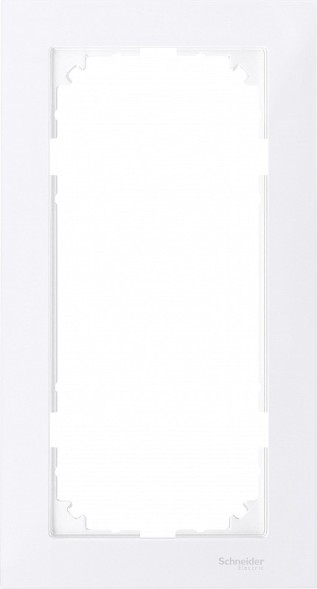 Рамка Merten M-Pure Бриллиантовый белый 2 поста MTN4025-3625