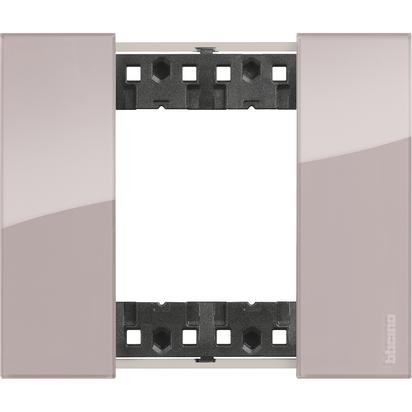 Рамка Bticino Living Now AURA 2-модульная KA4802DM