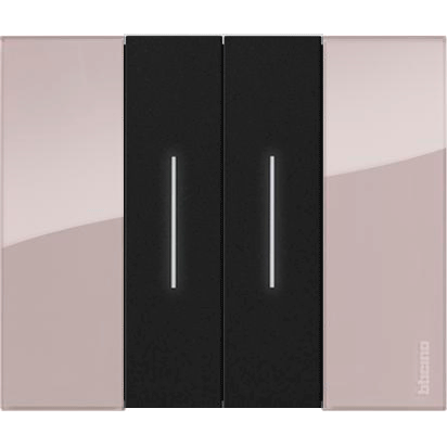 Рамка Bticino Living Now AURA 2-модульная KA4802DM