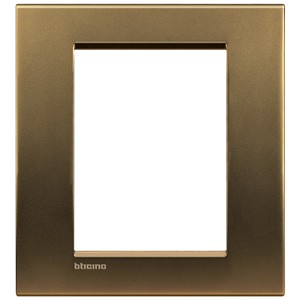 Рамка Bticino LivingLight Квадрат Бронза 3+3 модуля LNA4826BZ
