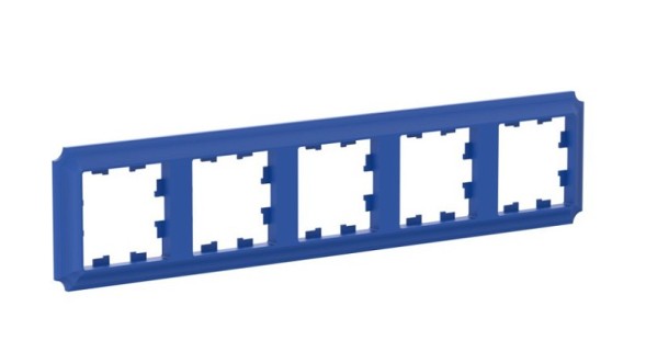 ATN101105 5-постовая РАМКА АКВАМАРИН, AtlasDesign Antique Schneider Electric