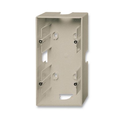 Коробка ABB Basic 55 Шампань для открытого монтажа 2 поста 2CKA001799A0963 1702-93-507