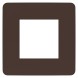 Рамка Schneider Electric Unica Studio Color Шоколад / Антрацит 1 пост NU280217