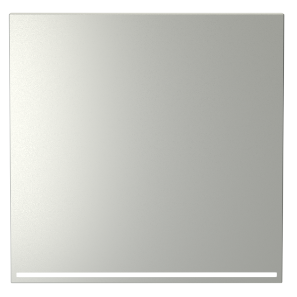 Клавиша для выключателя/переключателя одноклавишного с подсветкой, S70 (сталь)