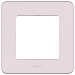Рамка - 1 пост Розовый Legrand INSPIRIA 673934