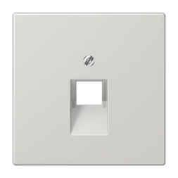 Накладка Jung LS серия Светло-серый 1-ой наклонной ТЛФ/комп розетки LS969-1UALG