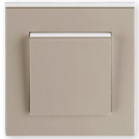 Рамка ABB Levit Кофе макиато / Белый 1 пост 2CHH015010A6018 3901H-A05010 18W