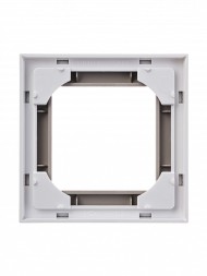 Рамка ABB Levit Кофе макиато / Белый 1 пост 2CHH015010A6018 3901H-A05010 18W