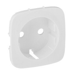 Лицевая панель Legrand Valena ALLURE Белая для силовой розетки 2К+З с зажимами 6кв. мм. 755255