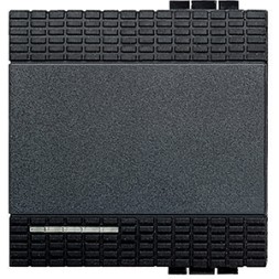 Клавиша Bticino Living Light Антрацит для выключателей, переключателей 2 модуля с возможностью подсветки L4911/2