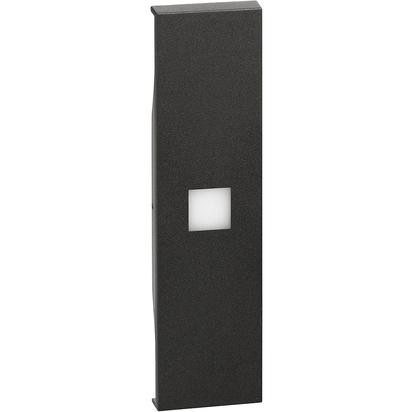 Накладка для управления элемента Bticino Living Now черная person. 1 модуль. KG01X