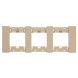 Рамка 3-ая цвет-шампань матовый MEITON AA4802M3ACH