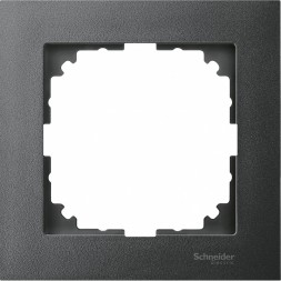 Рамка Merten M-Pure Антрацит 1 пост MTN4010-3614