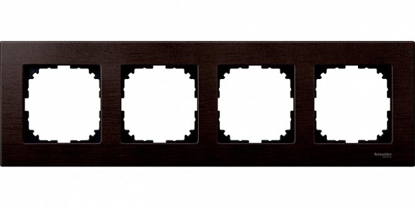 Рамка Merten M-Elegance Венге 4 поста MTN4054-3471