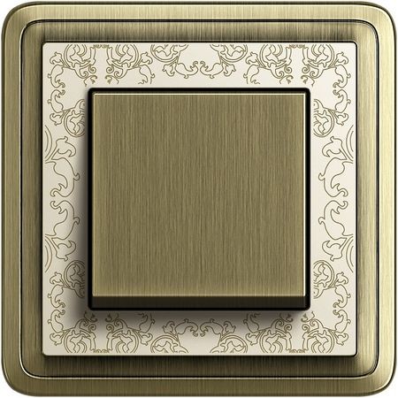 Рамка Gira Classix Art Бронза / Кремовый 1-постовая 0211663