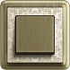 Рамка Gira Classix Art Бронза / Кремовый 1-постовая 0211663