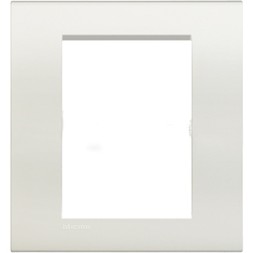 Рамка Bticino LivingLight Квадрат Белый 3+3 модуля LNA4826BI