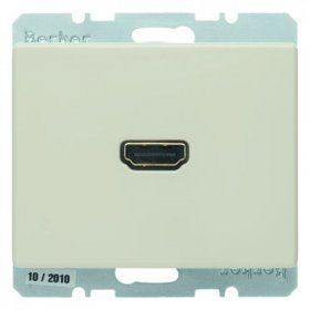 Розетка HDMI-CABLE AS Berker Arsys белый 3315430002