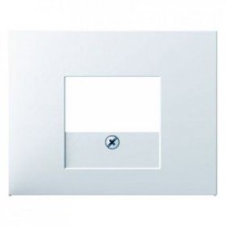 Центральная панель Berker R.1 Berker K.1 полярная белизна с блеском для розетки TAE 10357009