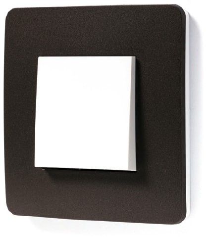 Рамка Schneider Electric Unica Studio Color Шоколад / Белый 1 пост NU280216