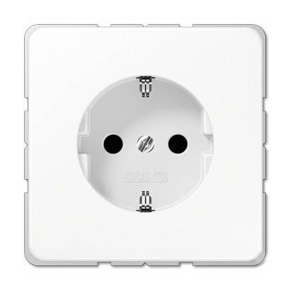 Розетка Jung CD серия белая с заземлением 16А/250В CD1520WW