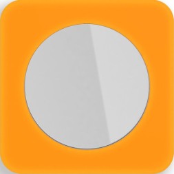 Рамка Berker R.1 Оранжевый белый 1 пост 10112339